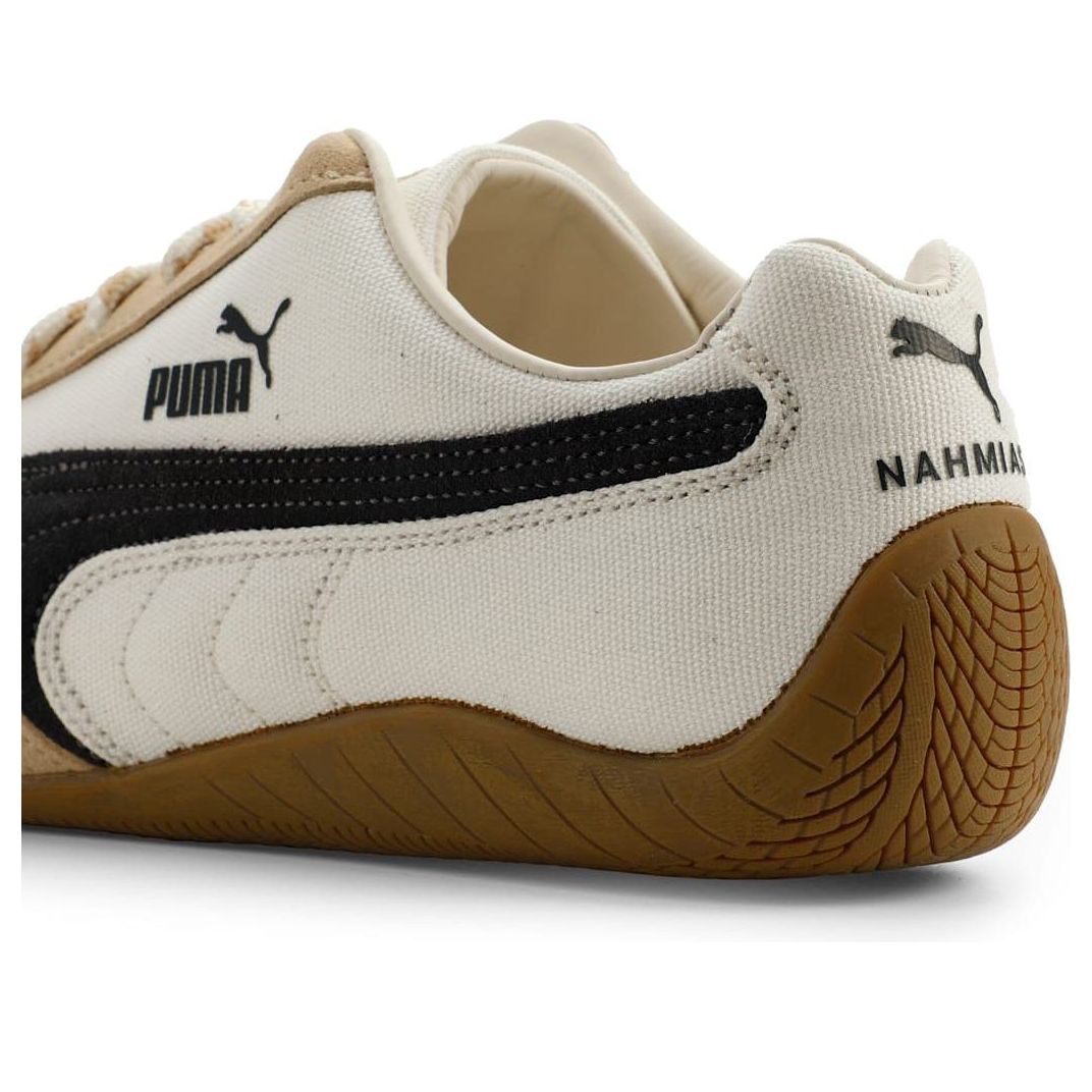 Purchase Nahmias x Puma Speedcat ''Blanc Chaleureux Sable Dune Gris Foncé'' 407189-01