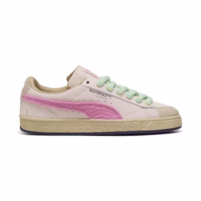 NAHMIAS Puma Suede Crochet 'Jasmine Flower Pink Pixel'