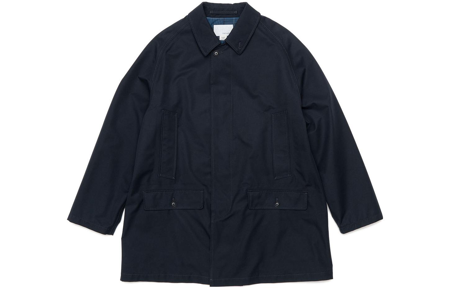 Nanamica 2L Gore-Tex Short Coat  Waterproof Jacket with Collar and Pockets. SUBS216