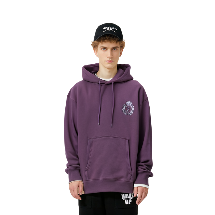 Lookbook Sudadera Suelta con Logo Bordado Nanamica × AWAKE NY Colaboración para Hombre SUHS214