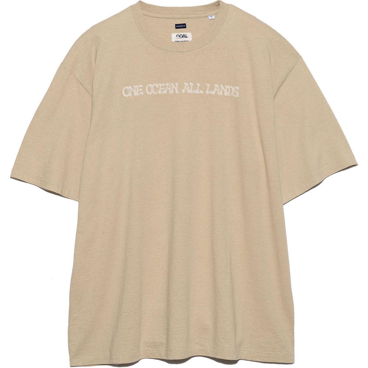 Nanamica  Beige Crewneck Short Sleeve T-Shirt SUHS409-BE