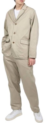 Nanamica 卡其色單排扣寬鬆版型外套大衣. SUAS401-KK Shop Nanamica 卡其色單排扣寬鬆版型外套大衣. SUAS401-KK