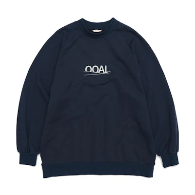 Nanamica Letter Print Crewneck Long Sleeve Pullover Sweatshirt SUHS334