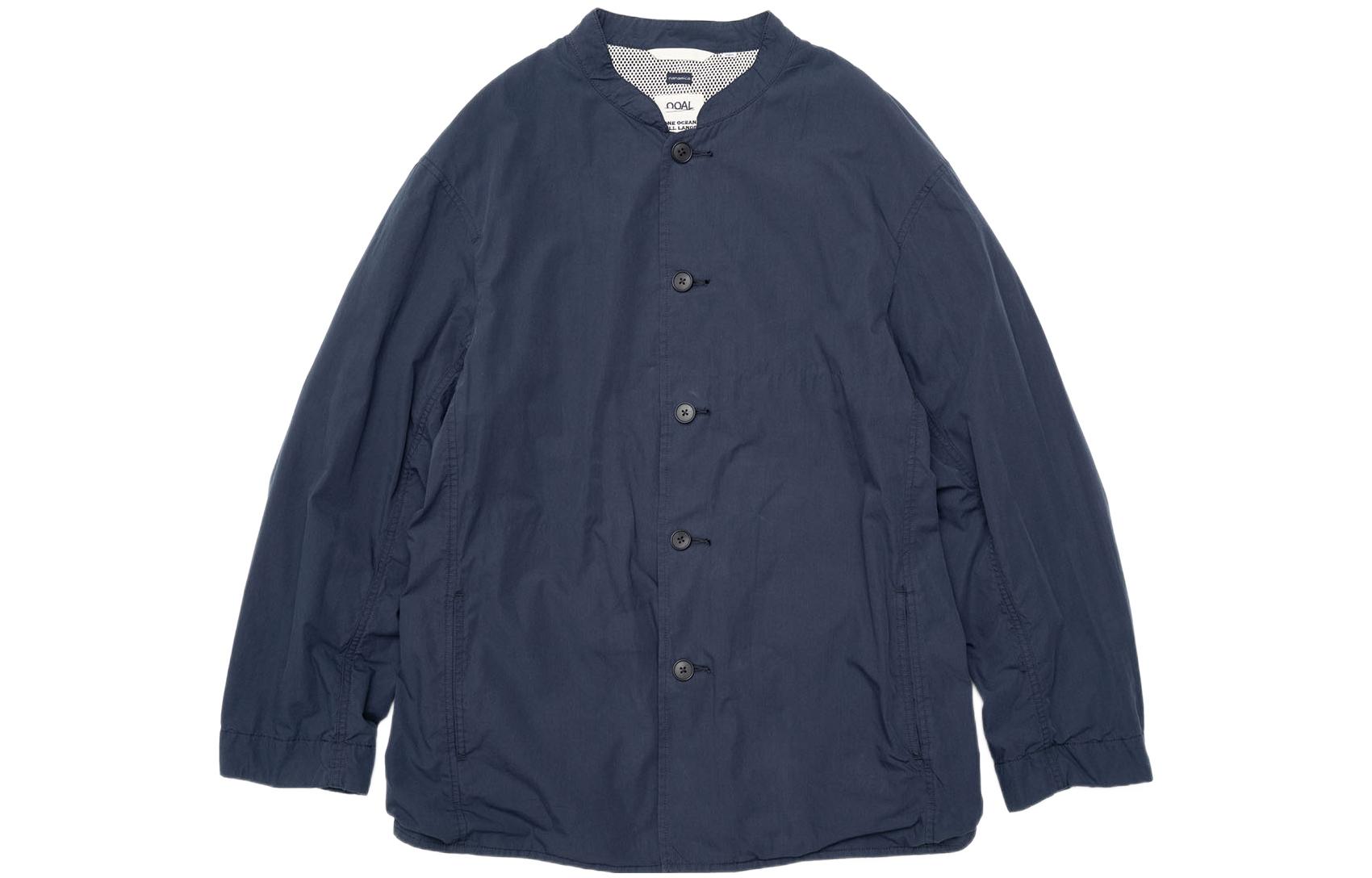 Nanamica Band Collar Jacket Unisex Solid Color Casual Jacket SUGS225