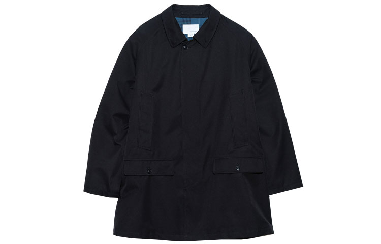 Nanamica Black Multi-Pocket Mid-Length Casual Jacket SUBF355-K