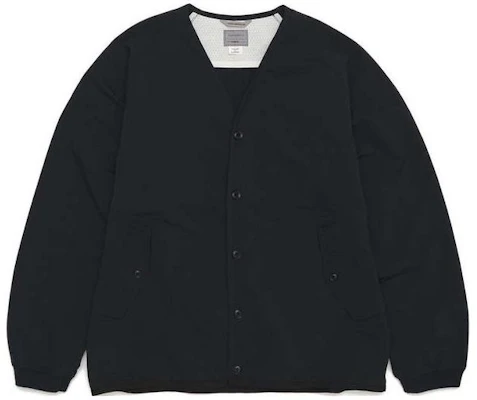 Nanamica Black Solid V-Neck Single-Breasted Long Sleeve Jacket SUHS328U-BLK Buy Nanamica Black Solid V-Neck Single-Breasted Long Sleeve Jacket SUHS328U-BLK