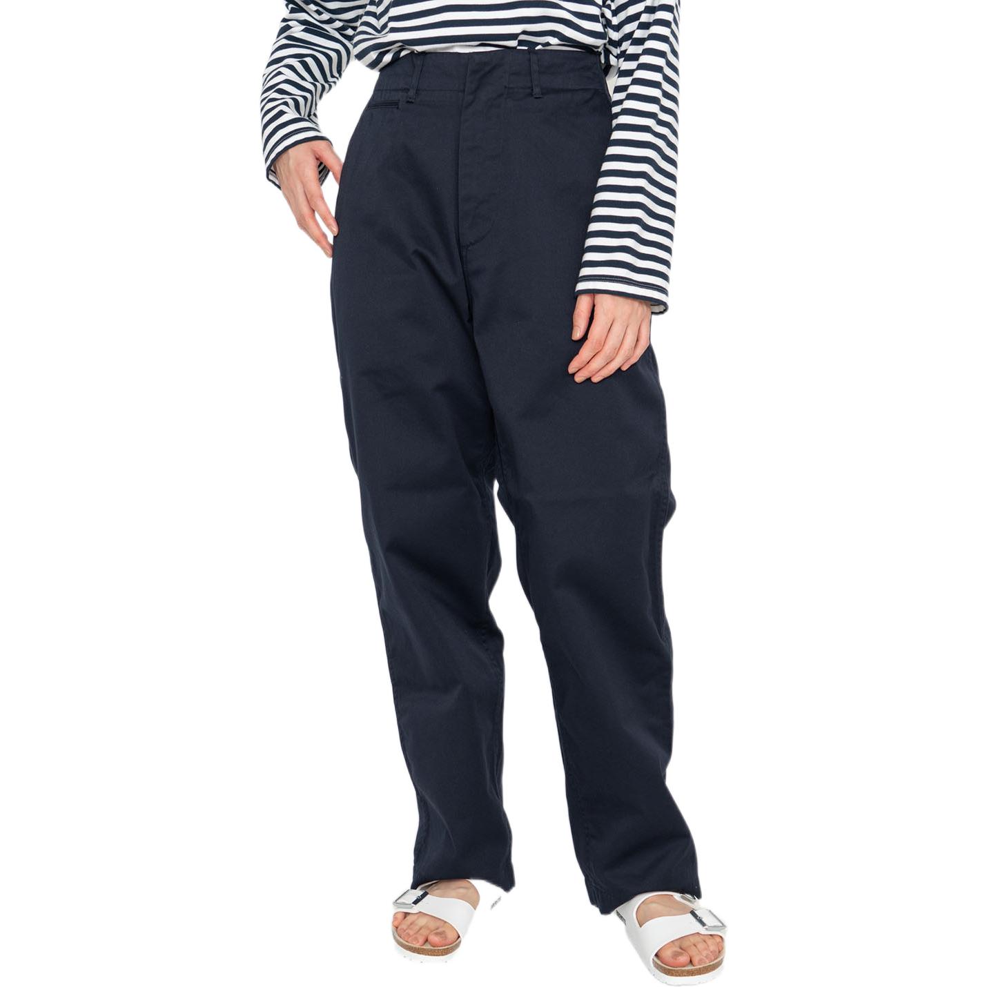 Shop Nanamica 低腰直筒錐形休閒長褲 中性卡其色 SUCS301