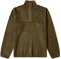 Nanamica Fleece Collar Jacket Deep Khaki SUJF278E-KK Nanamica Fleece Collar Jacket Deep Khaki SUJF278E-KK