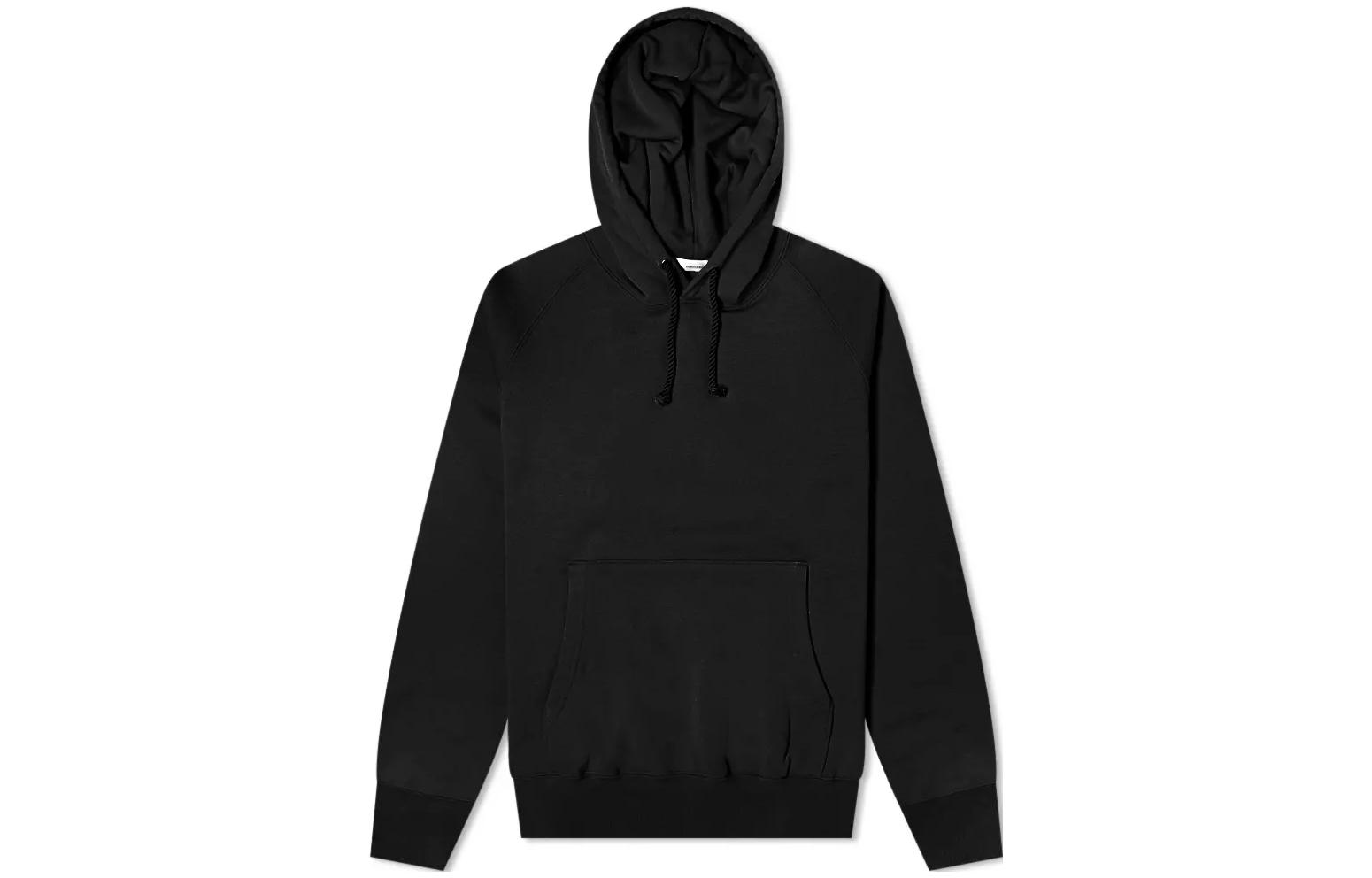 nanamica FW22  Casual Solid Color Hoodie Black SUHF024