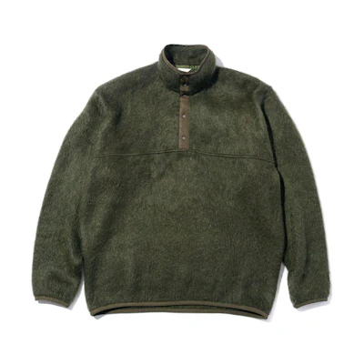 nanamica FW22 Solid Color Turtleneck Button Long Sleeve Sweater SUJF278