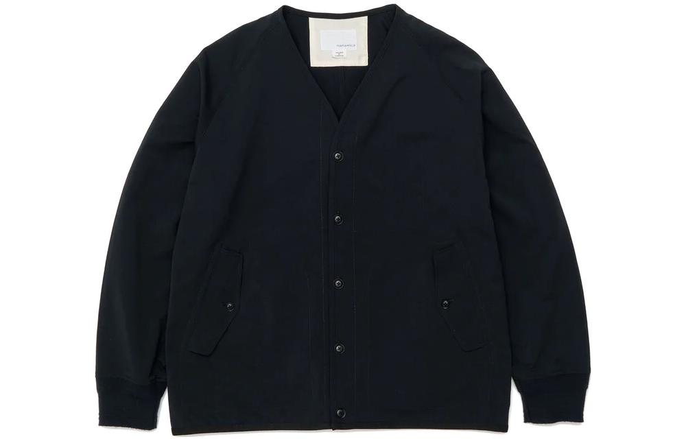 nanamica FW22  Solid Color V-Neck Long Sleeve Knit Cardigan SUAS225U