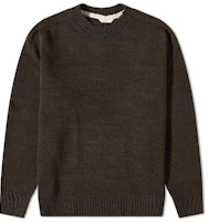 Order Nanamica FW22 寬鬆版圓領毛衣 棕色 SUJF277E-KK