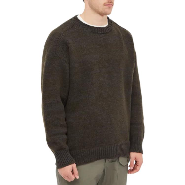 Purchase Nanamica FW22 寬鬆版圓領毛衣 棕色 SUJF277E-KK