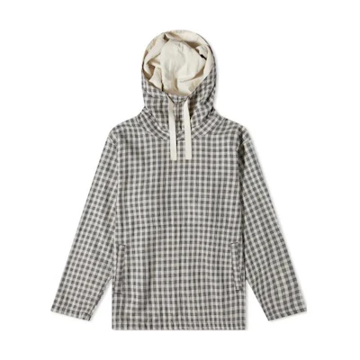 Nanamica FW22 Beige Check Pocket Hooded Jacket Long Sleeve Outerwear SUAS232E