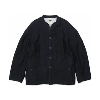 Nanamica FW22 Black Unisex Solid V-Neck Single-Breasted Jacket SUAF262