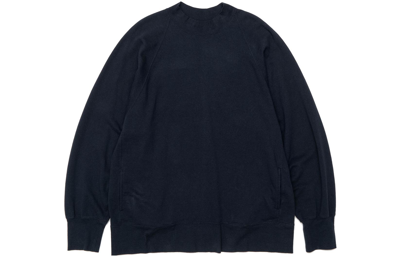 Nanamica FW22 Solid Color Crewneck Pullover Sweatshirt SUHF289