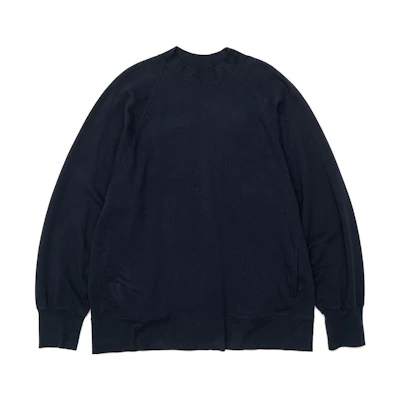 Nanamica FW22 Solid Color Crewneck Pullover Sweatshirt SUHF289