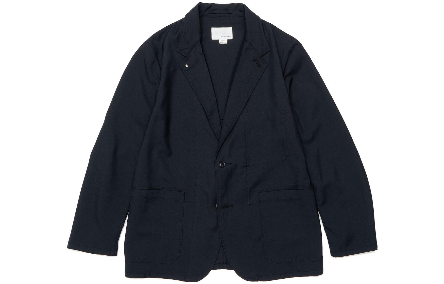 Nanamica FW22 Solid Color Single-Breasted Long Sleeve Jacket Men SUAF272