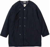 Nanamica FW22 Solid V-Neck Double-Breasted Jacket Black SUBF271 Nanamica FW22 Solid V-Neck Double-Breasted Jacket Black SUBF271