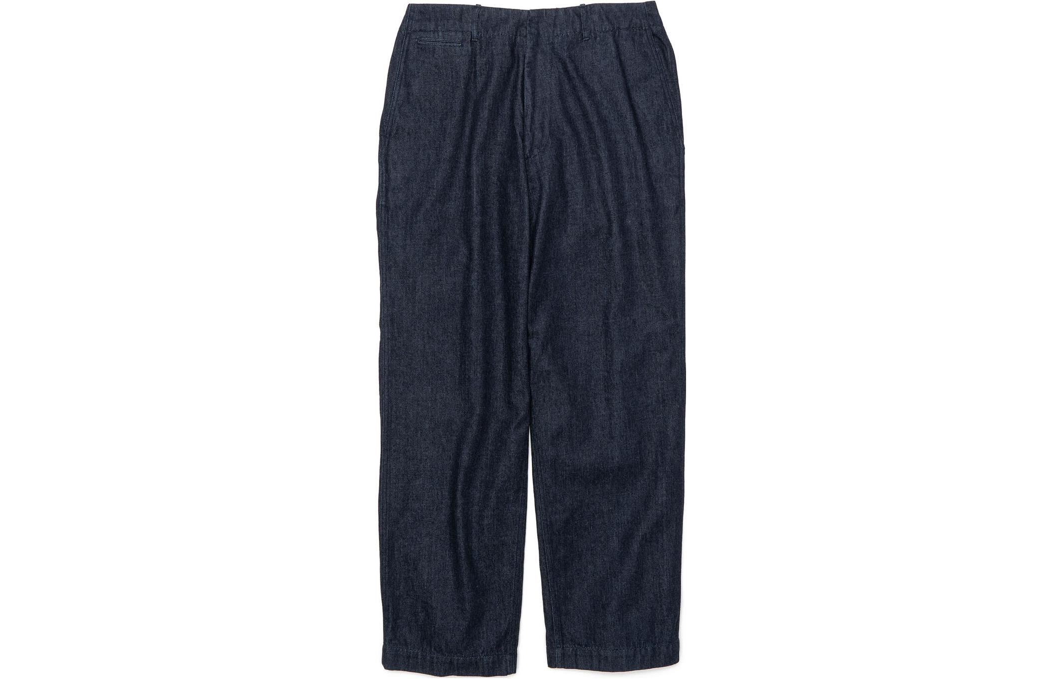 nanamica FW22 Unisex Loose Fit Wide-Leg Casual Pants Solid Color SUCF256