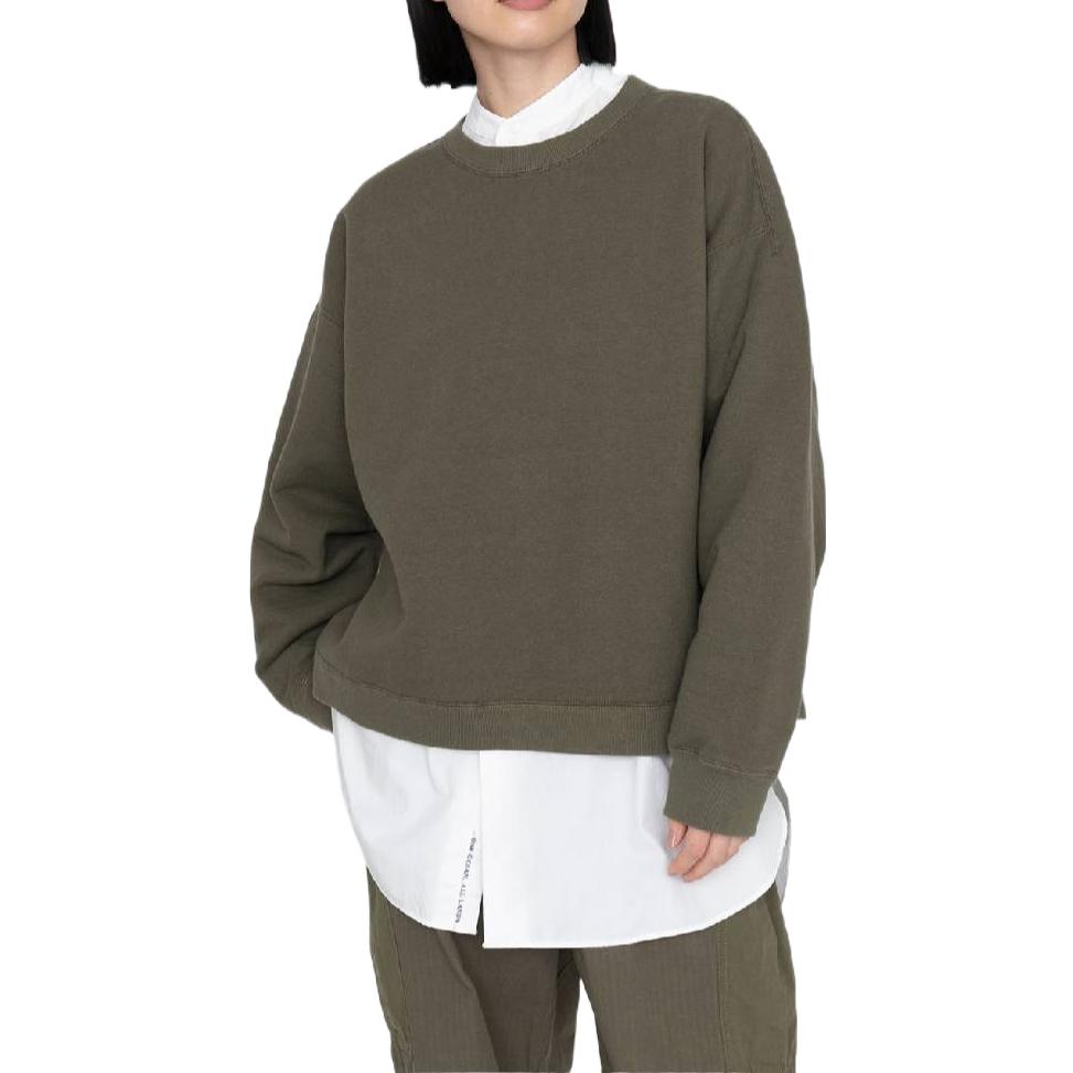 Sizing Nanamica FW22 男女同款纯色长袖圆领套头卫衣 SUHS245