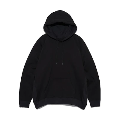 Nanamica FW23 Black Colorblock Pullover Hoodie Unisex Long Sleeve SUHF352-HG