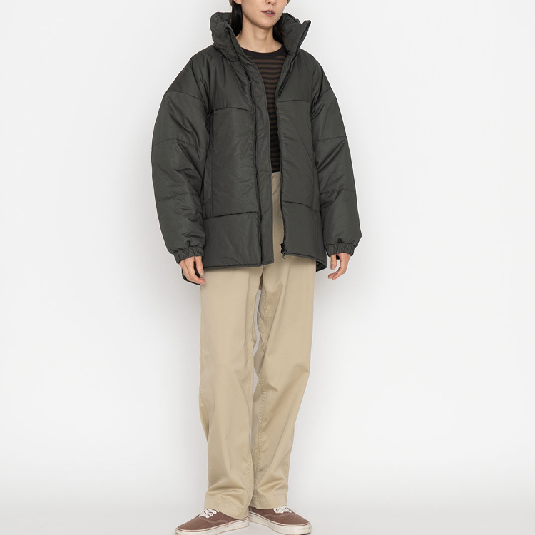 Lookbook nanamica FW23 保暖外套 男女款 素色寬鬆版冬季外套 SUAF360