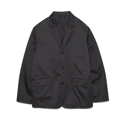 nanamica FW23 Solid Color Buttoned Suit Collar Loose Jacket SUAS300-GRAY