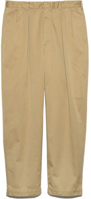 Nanamica FW24 棕色斜紋摺褶側口袋拉鍊休閒長褲 S24FC054-TN Buy Nanamica FW24 棕色斜紋摺褶側口袋拉鍊休閒長褲 S24FC054-TN