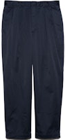 Nanamica FW24 Navy Blue Twill Wide-Leg Zip Pocket Casual Pants. S24FC054-N Nanamica FW24 Navy Blue Twill Wide-Leg Zip Pocket Casual Pants. S24FC054-N