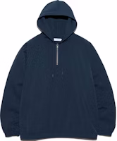 Nanamica FW24 Solid Half-Zip Hoodie Navy Blue S24FA041-N Nanamica FW24 Solid Half-Zip Hoodie Navy Blue S24FA041-N