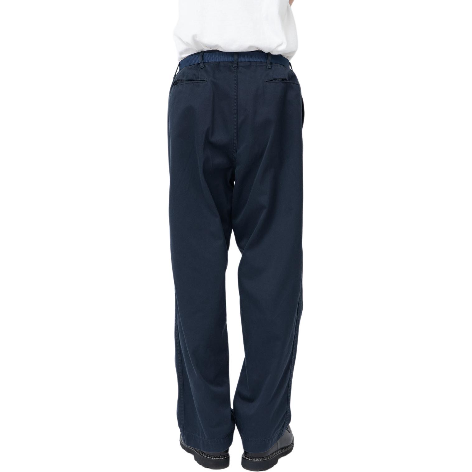 Shop Nanamica FW24 寬鬆版拉鍊休閒長褲 海軍藍 男女適穿 SUCS401-N