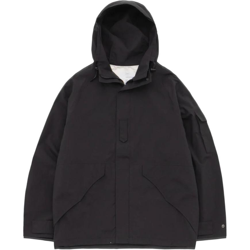 Nanamica FW25 2L Nylon GORE-TEX Cruiser Jacket Simple Unisex Hooded Coat. S25FA044U-K