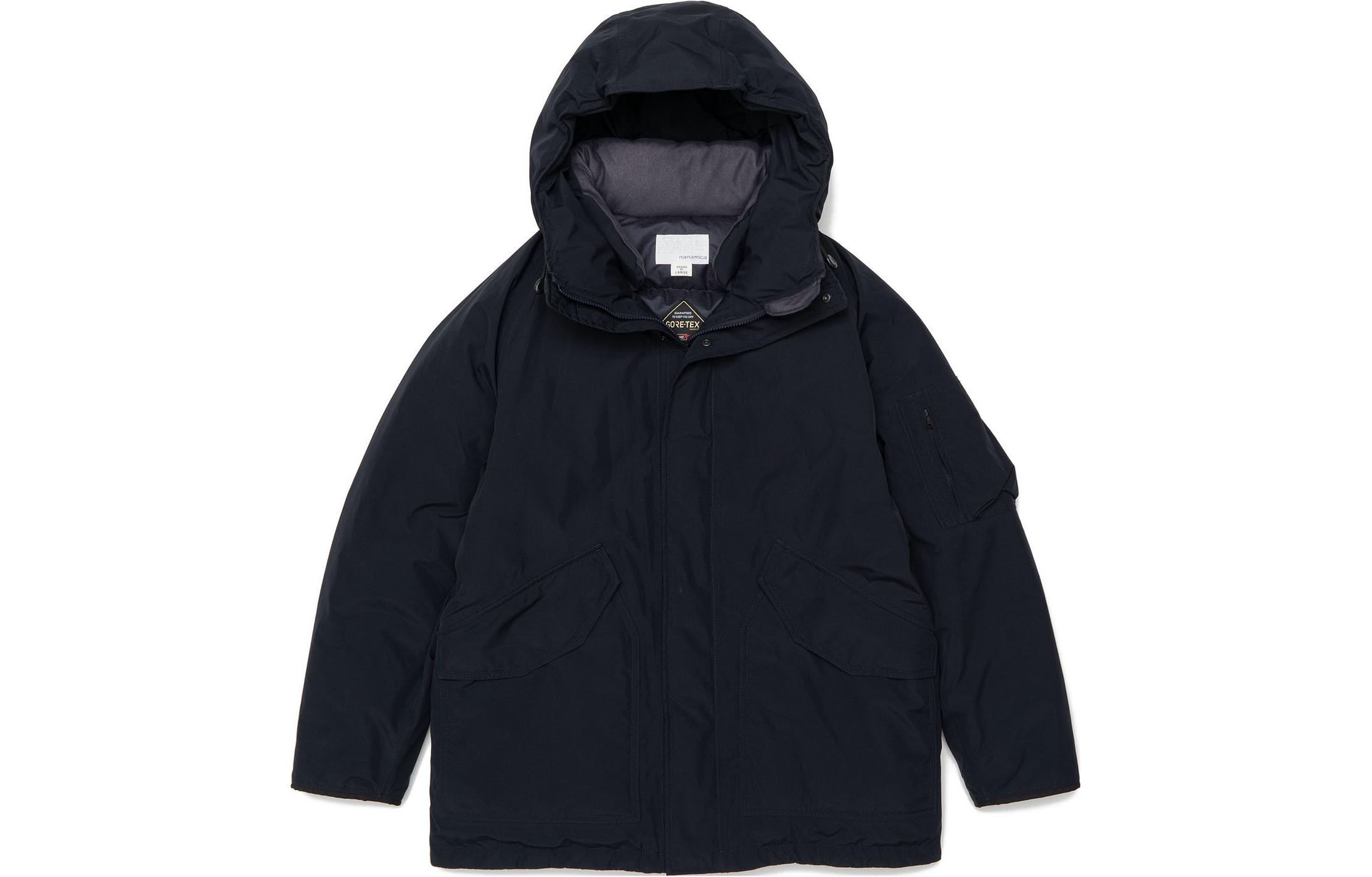 Lookbook nanamica GORE-TEX 羽絨外套 男女保暖連帽拉鍊外套 SUBF357