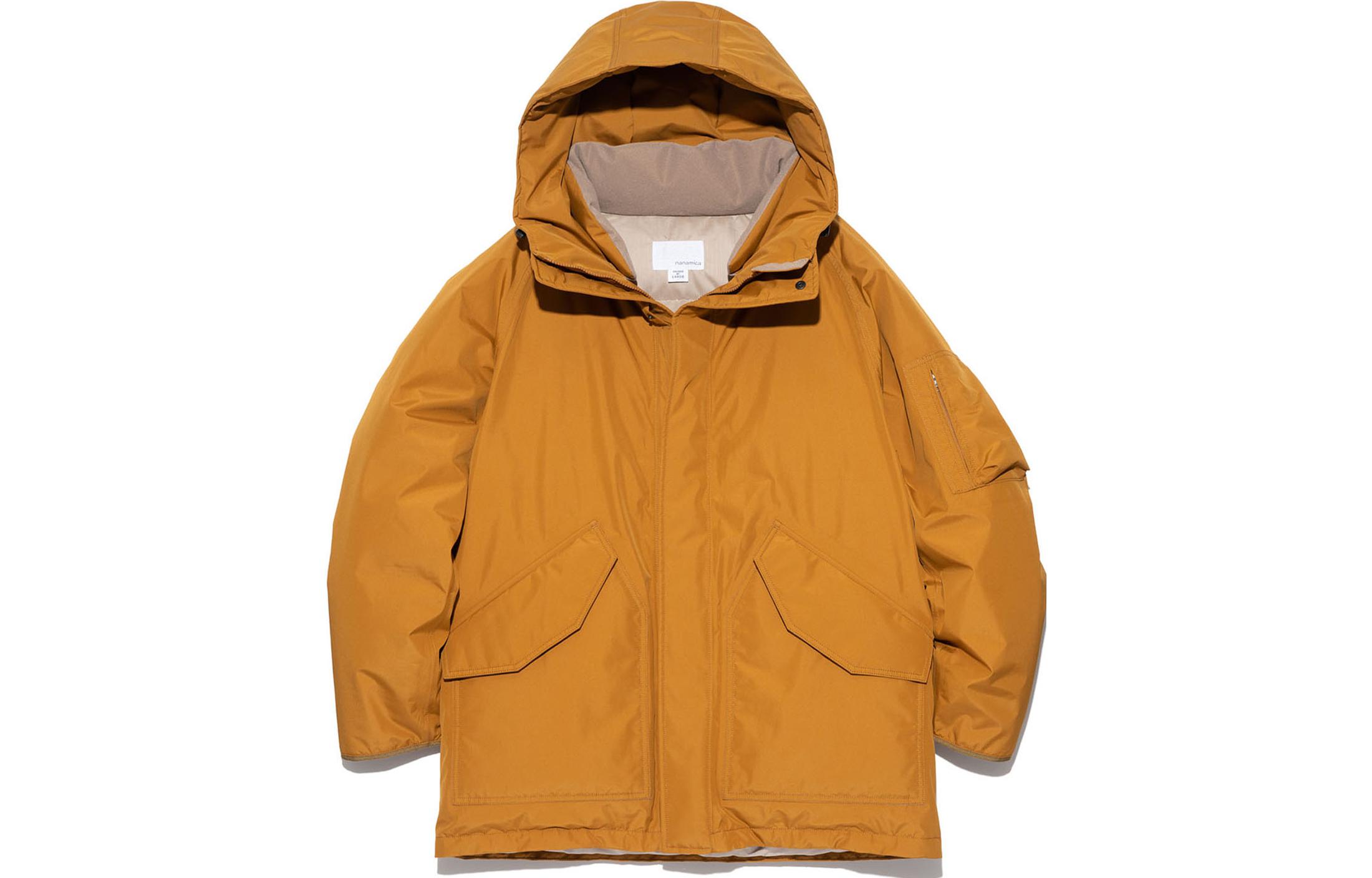 Sizing nanamica GORE-TEX 羽絨外套 男女保暖連帽拉鍊外套 SUBF357