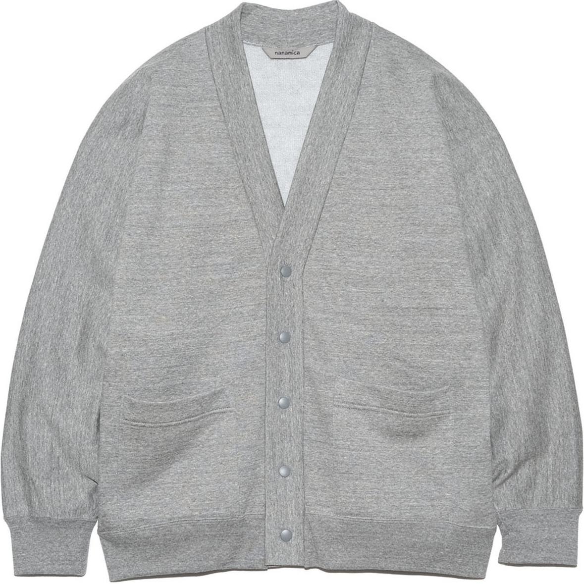Nanamica Grey V-Neck Single-Breasted Long Sleeve Jacket SUHS416-HG