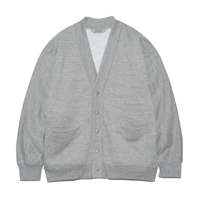Nanamica Grey V-Neck Single-Breasted Long Sleeve Jacket SUHS416-HG