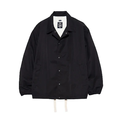 Nanamica Plain Drawstring Casual Jacket Black SUAF368-K