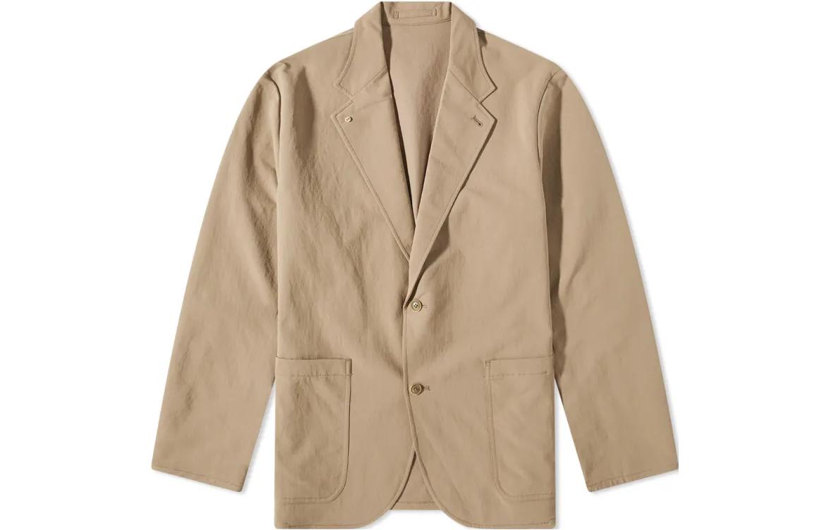 Nanamica Single-Breasted Blazer Jacket Grey Brown SUAS310E-TU