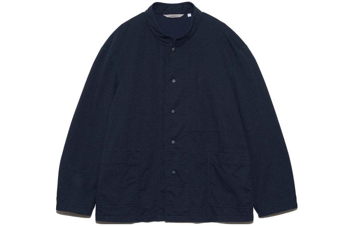 Nanamica Single-Breasted Relaxed Fit Solid Color Long Sleeve Jacket SUAS406U