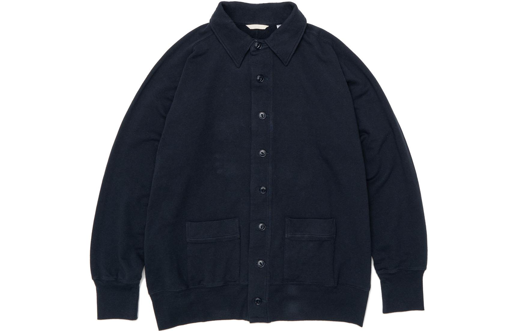 Nanamica Solid Color Button-Up Casual Long Sleeve Jacket for Men SUHF288