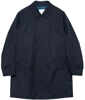 Nanamica Solid Color Casual Collared Long Sleeve Jacket Unisex Navy SUBF354-N Buy Nanamica Solid Color Casual Collared Long Sleeve Jacket Unisex Navy SUBF354-N