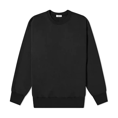 Nanamica Solid Color Crewneck Long Sleeve Sweatshirt Black SUHF161E-K