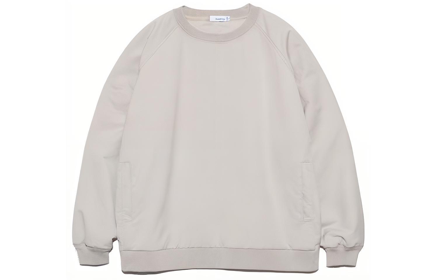 Nanamica Solid Color Crewneck Raglan Long Sleeve Pullover Sweatshirt SUHF360U