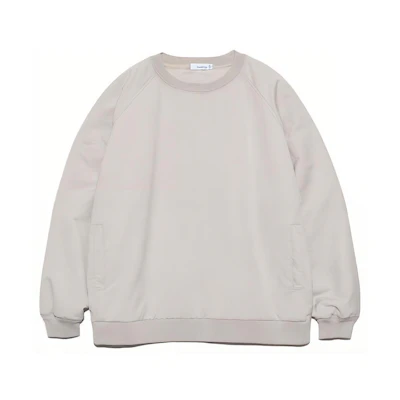 Nanamica Solid Color Crewneck Raglan Long Sleeve Pullover Sweatshirt SUHF360U