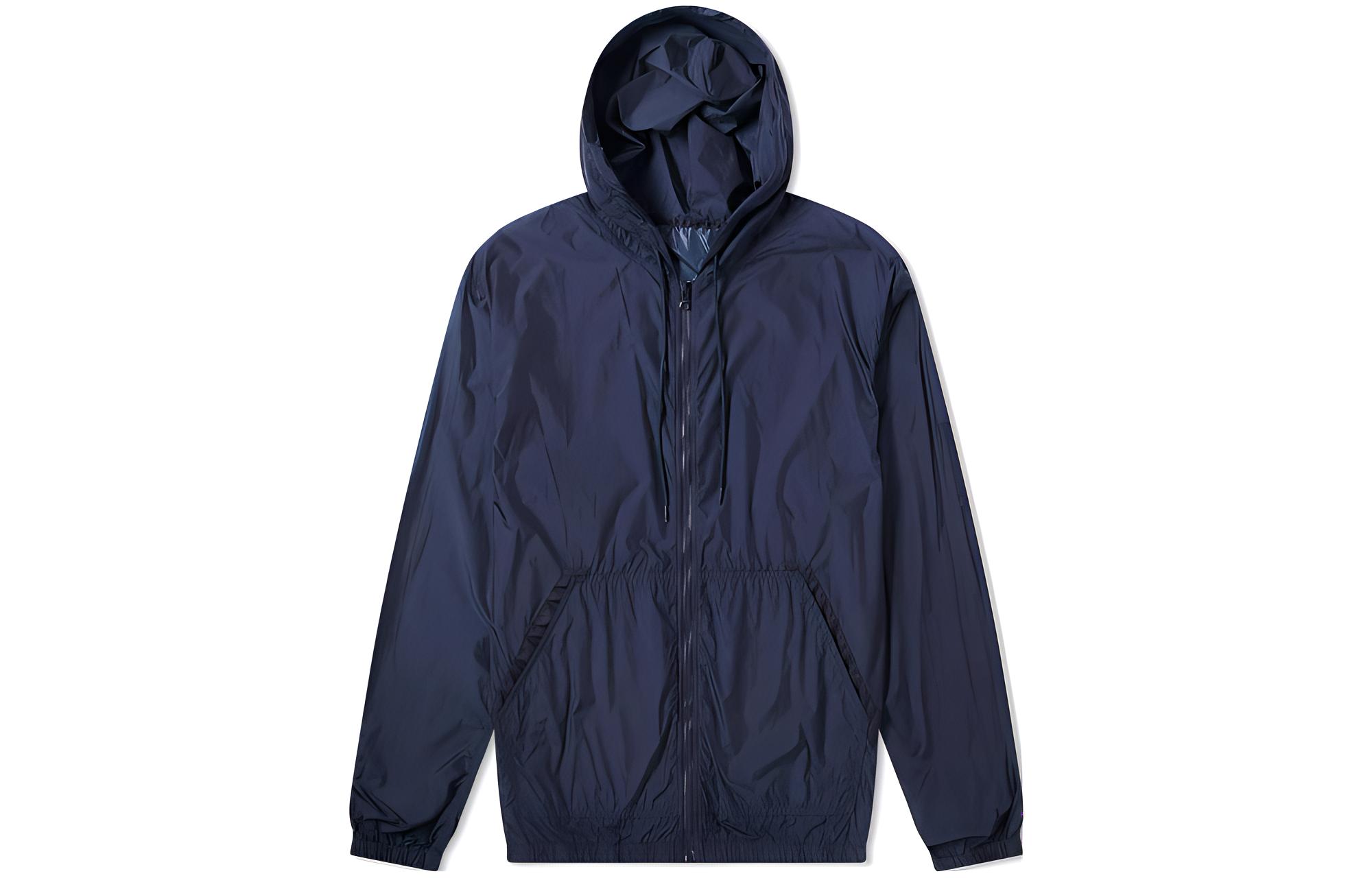 Nanamica Solid Color Zip-Up Hoodie Jacket Casual Long Sleeve Outerwear SUAS935