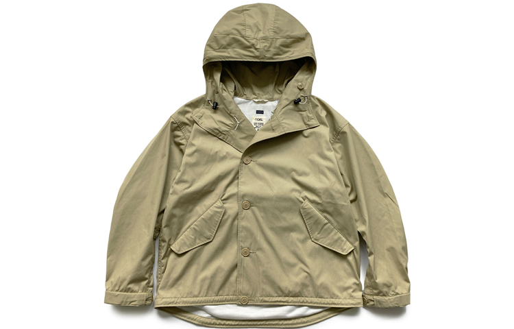 Nanamica Solid Drawstring Hooded Single-Breasted Jacket - Outerwear SUAF253