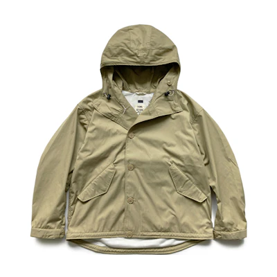 Nanamica Solid Drawstring Hooded Single-Breasted Jacket - Outerwear SUAF253
