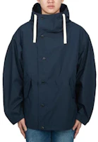 Nanamica Solid Single-Breasted Hooded Jacket Navy Blue - SUAF370E-NAVY Nanamica Solid Single-Breasted Hooded Jacket Navy Blue - SUAF370E-NAVY