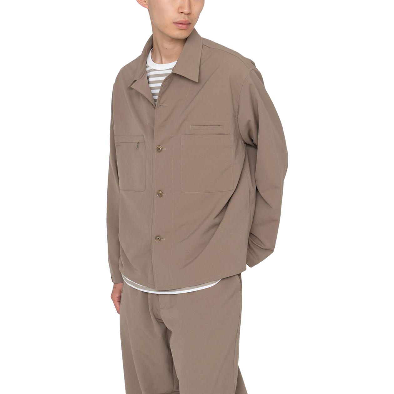 Shop Nanamica 單排扣襯衫外套 休閒外套 SUAS312